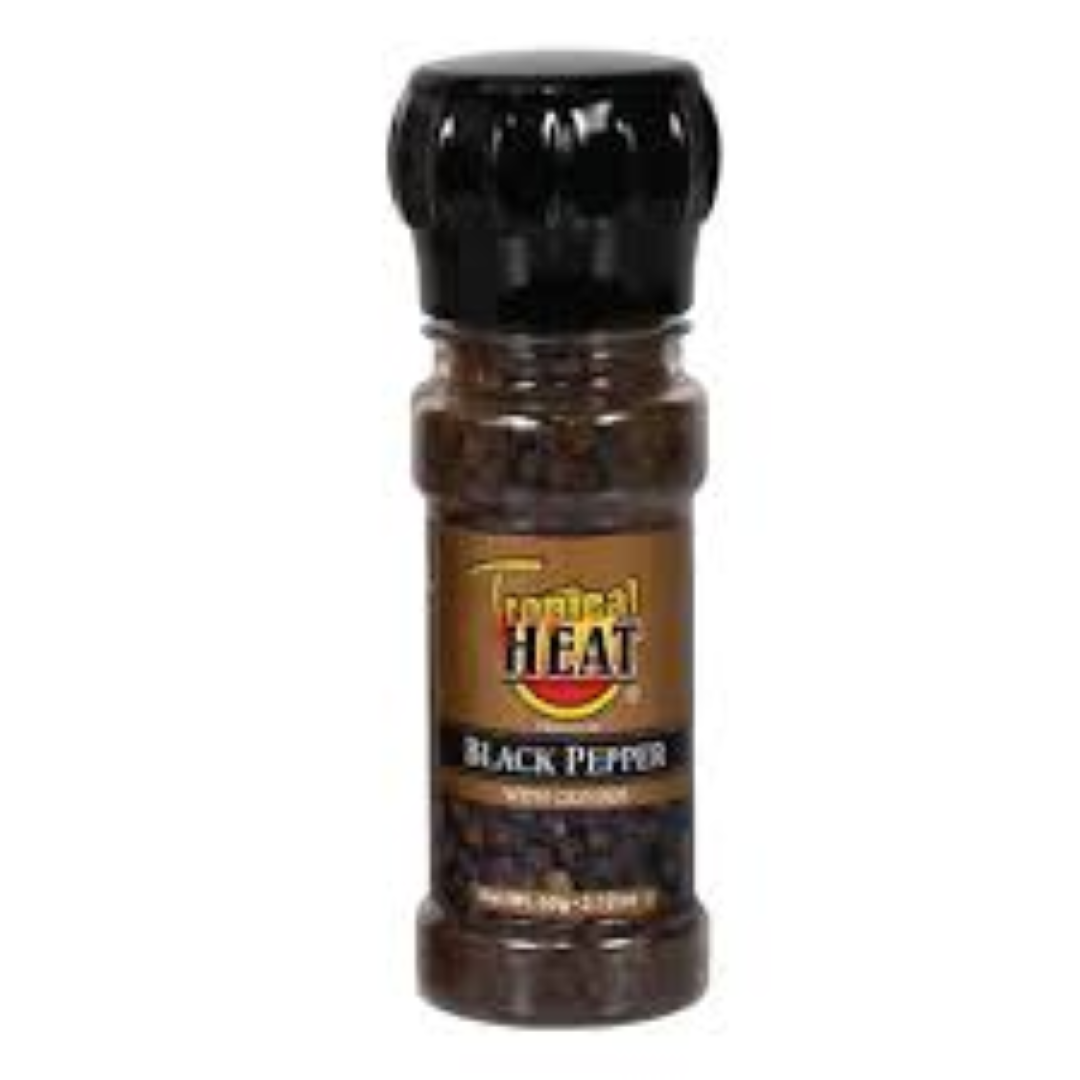 TROPICAL HEAT BLACK PEPPER CORN(GRINDER)100ML